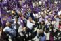 Dirigentes y miembros PLD protestan Palacio de Justicia por caso Calamar