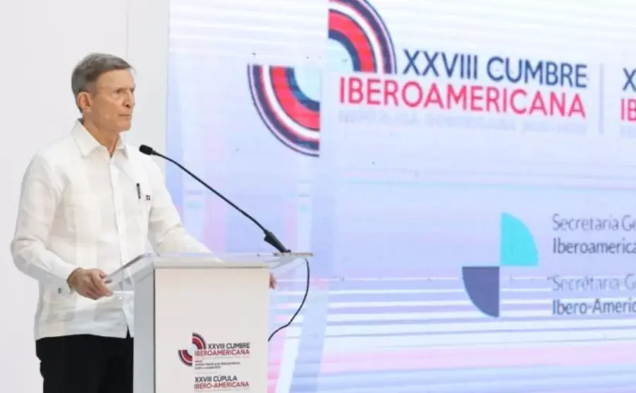 El canciller Roberto Álvarez ofreció detalles ayer durante rueda de prensa. fuente externa