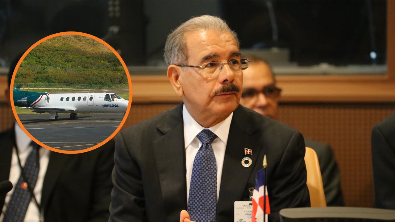 Danilo Medina llegó a RD en avión de Helidosa
