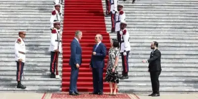 Presidente Abinader recibe al rey de España en el Palacio Nacional