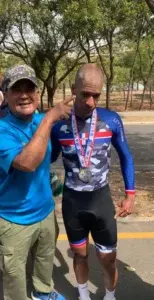 Policía gana Plata en ciclismo de Juegos Militares