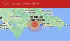 Temblor de 4.6 se registra al sureste de San José de Ocoa