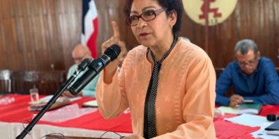 María Teresa Cabrera apoya los apresamientos realizados por el MP