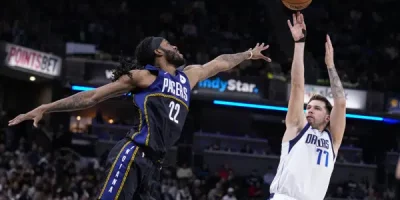Luka Doncic se crece y Dallas dispone de Indiana