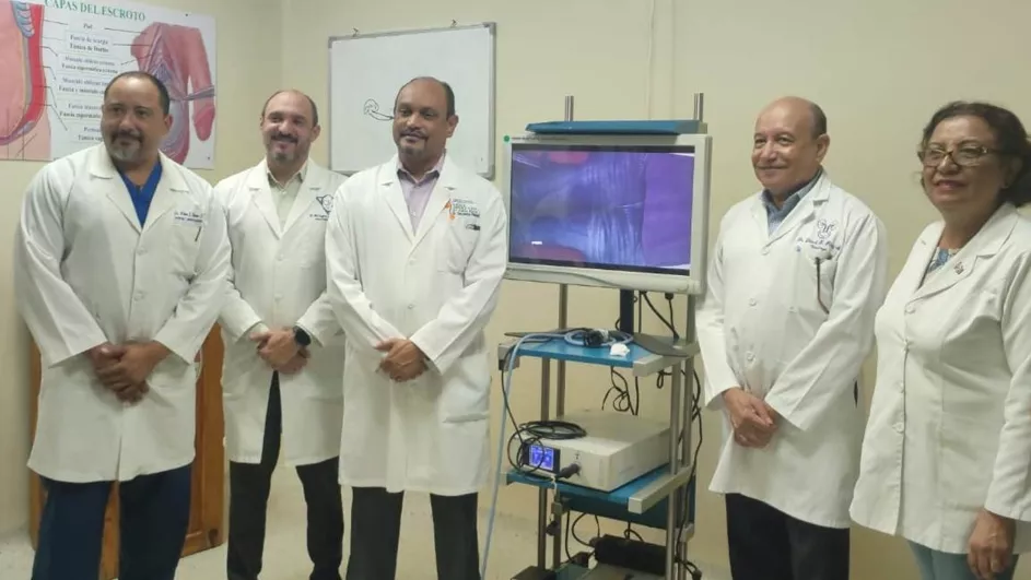 Dencil Pérez, María Germán, Falconerys Pimentel, Wilton Cabrera, Wellington Ledesma y Patricio Ortiz.