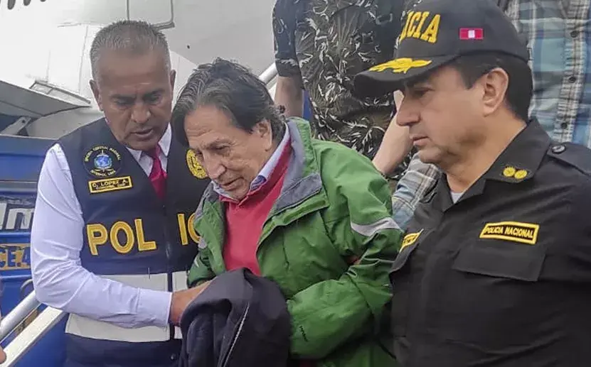 Alejandro Toledo fue extraditado  a Perú