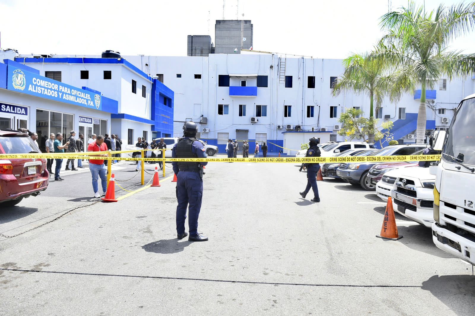 Policía Nacional investiga causas de explosión en uno de sus almacenes de Armas