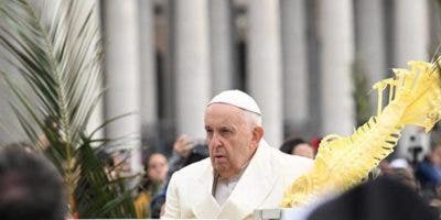 El papa, en su reaparición en Domingo de Ramos- “Nadie puede ser marginado»