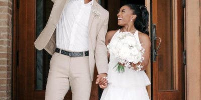 La gimnasta Simone Biles se casa con Jonathan Owens, jugador de la NFL