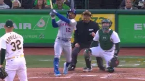 Lindor da grand slam y empuja siete carreras en triunfo de Mets