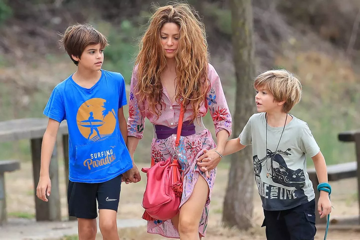 Shakira y sus hijos pasan vacaciones en Costa Rica