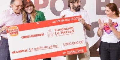 Burger King da donativo a la Fundación La Merced