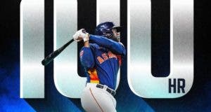 Yordan Álvarez llega a 100 HR y pone récord en los Astros