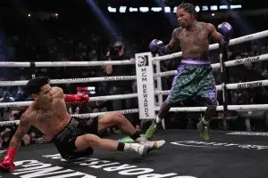 Gervonta Davis noquea a Ryan García con golpe al cuerpo en el 7mo