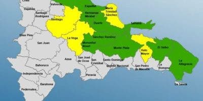 COE mantiene 14 provincias en alerta por vaguada