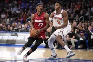 Jimmy Butler  y Heat inician segunda ronda con victoria 108-101 sobre Knicks