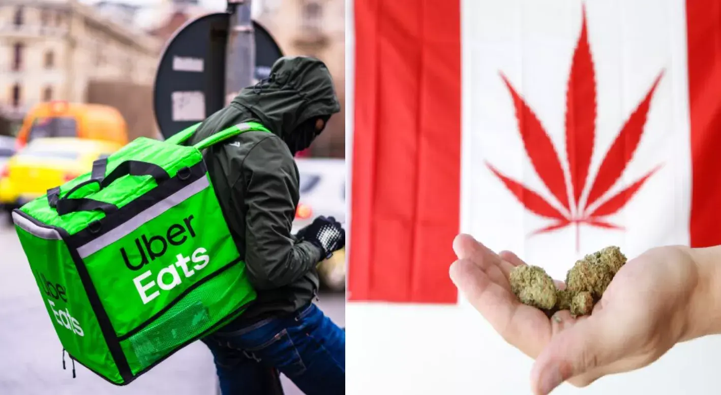 Uber Eats empieza a hacer entregas a domicilio de marihuana en Vancouver, Canadá