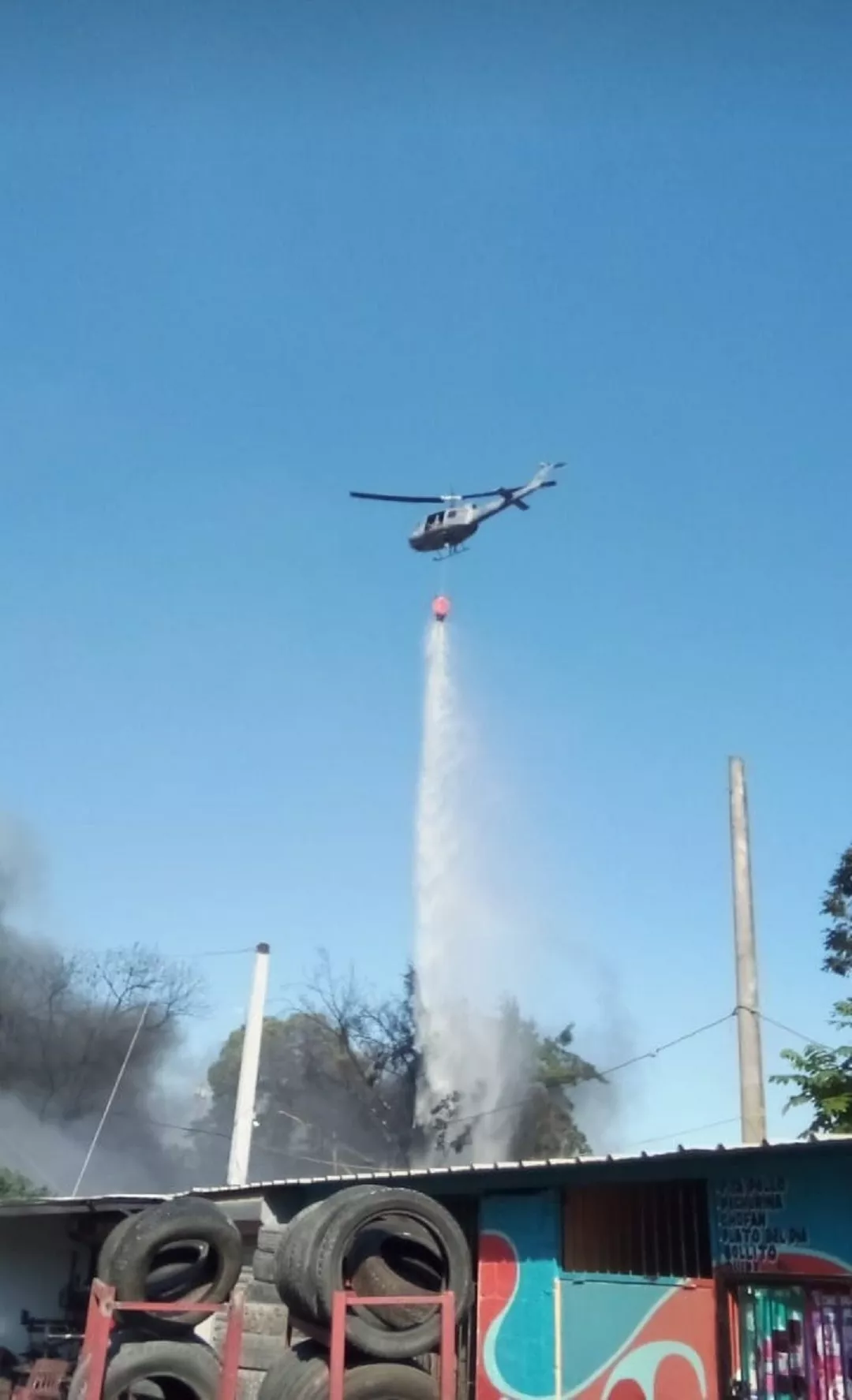 La FARD continúa labor de apoyo para sofocar incendios forestales