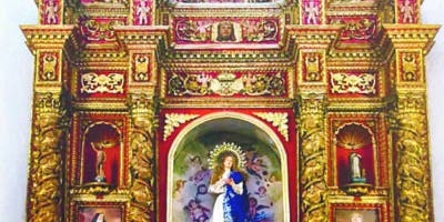 El retablo de la iglesia Regina Angelorum