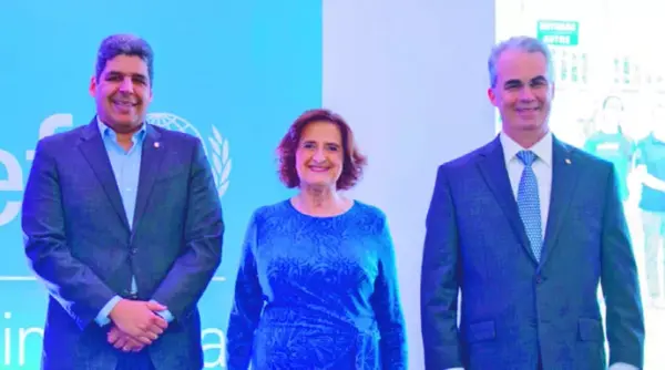 José Luis Ventura, Rosa Elcarte y René Manuel Grullón.