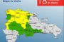 El COE mantiene 8 provincias en alerta amarilla y 10 en verde