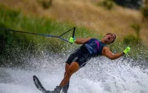 Robert Pigozzi se clasifica por quinta vez al Open Masters de Slalom en esquí náutico