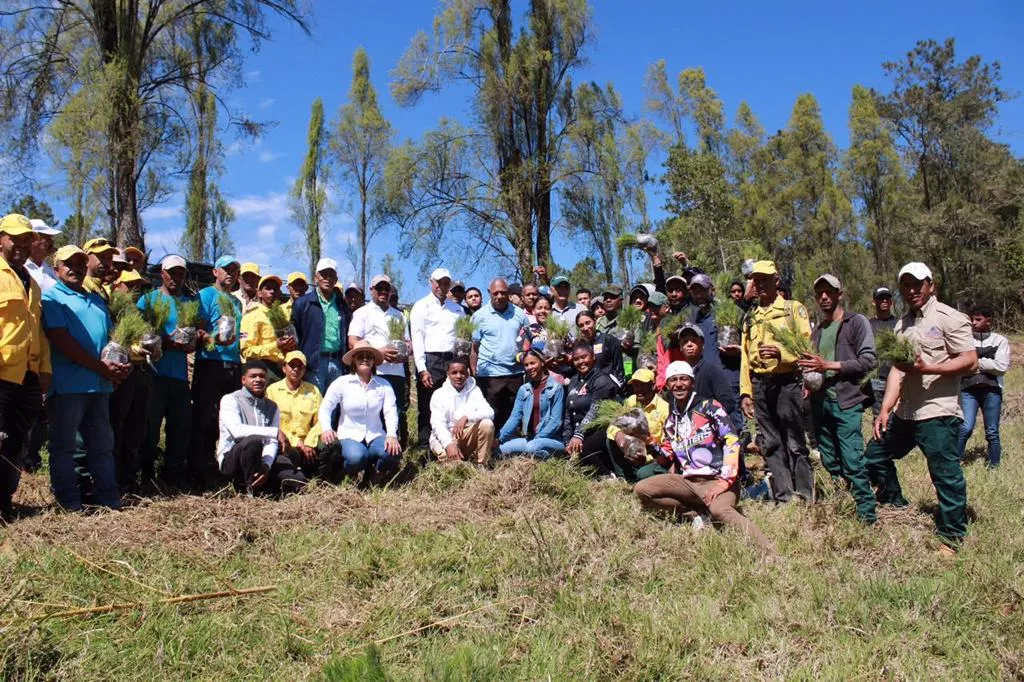 Medio Ambiente realiza jornada de reforestación en La Siberia