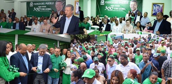 Presidente FP inaugura local “300 con Leonel” en Villa María