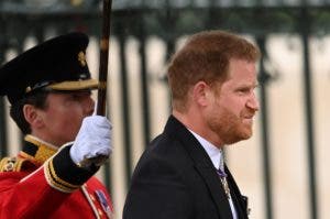 El príncipe Enrique acudió sin su esposa Meghan a la coronación de Carlos III