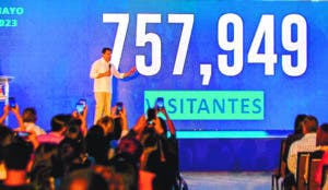 El país recibe 4.5 millones de visitas en primeros meses