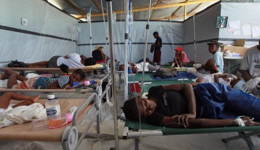 Haití cuenta con 45 mil casos de cólera