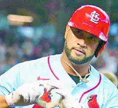 Pujols es embajador global de baseball