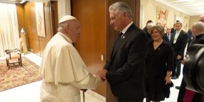 El papa Francisco a Díaz-Canel: “Me encanta que haya venido»
