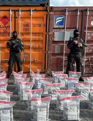 DNCD ocupa droga traída de Guatemala