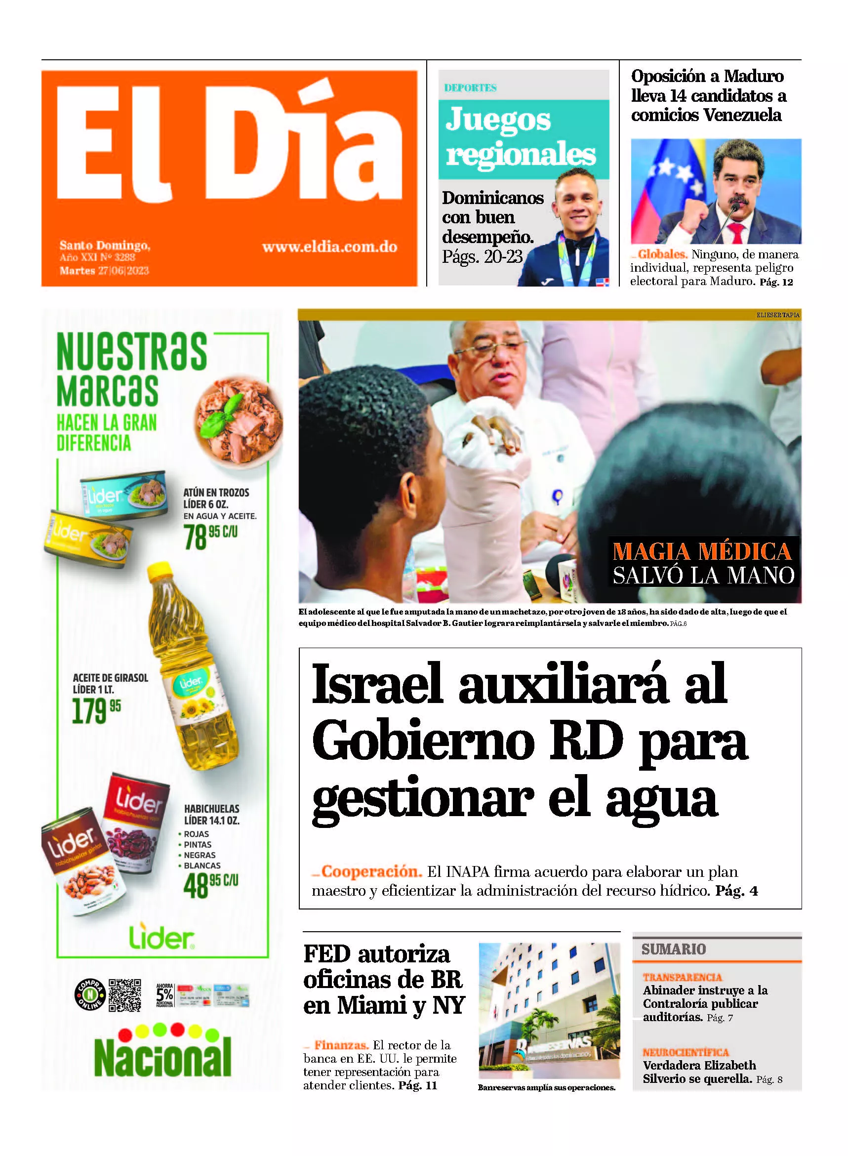 Portada impresa