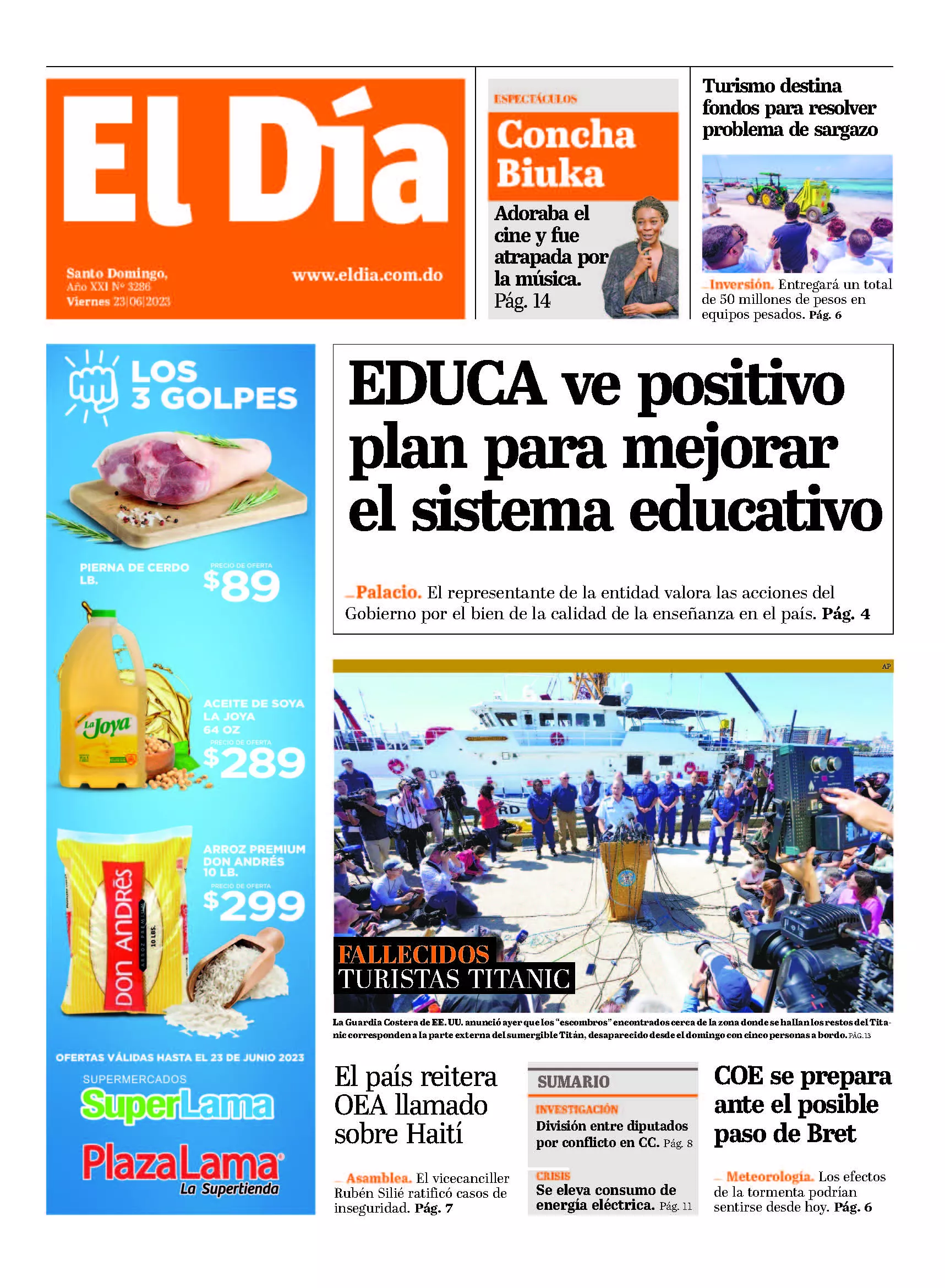 Portada impresa