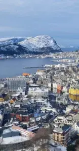 Ålesund, ciudad que cautiva por su  arquitectura “art nouveau”