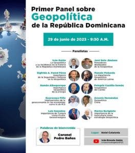 Expertos se congregan en el panel «Geopolítica de la República Dominicana»