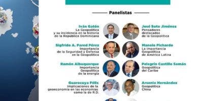 Expertos se congregan en el panel «Geopolítica de la República Dominicana»