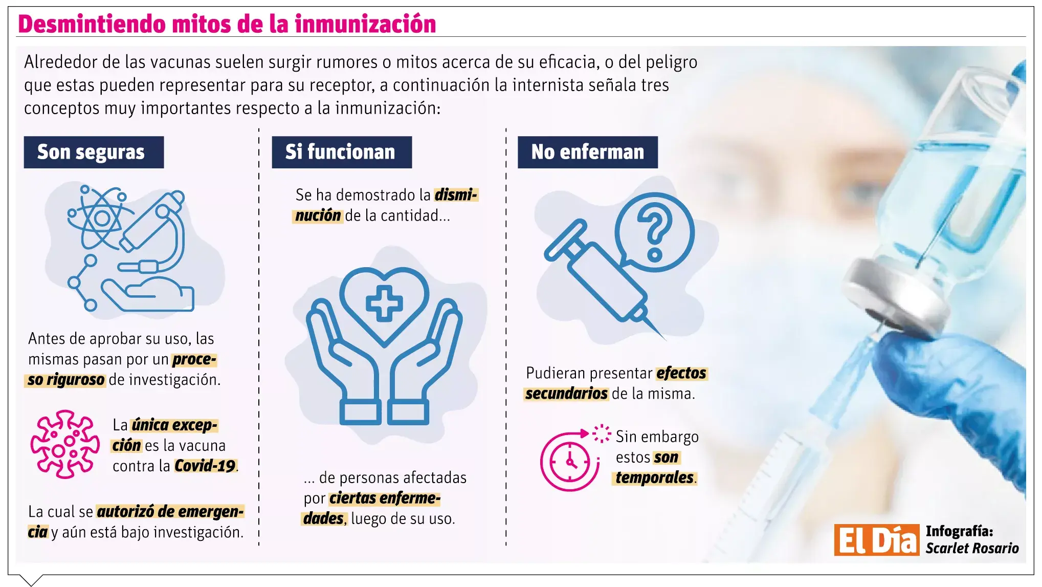 Efectos de las vacunas en el adulto mayor