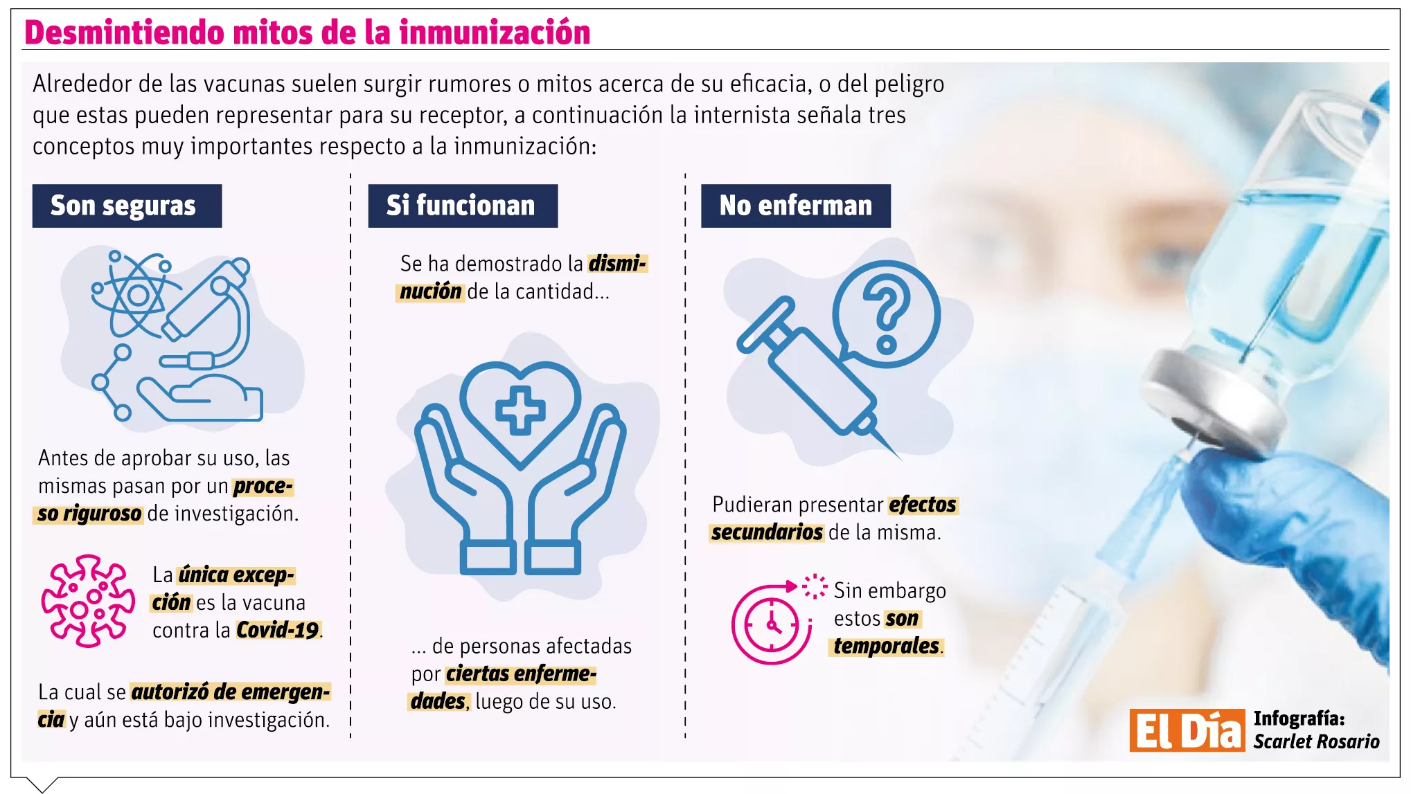 Efectos de las vacunas en el adulto mayor