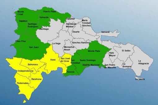 COE declara 18 provinciasen alerta por lluvias