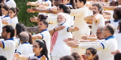 El primer ministro indio lidera en Nueva York los festejos del Día Internacional del Yoga