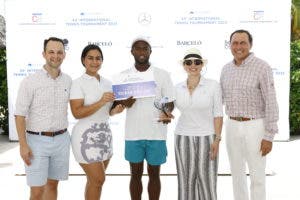 Yerry Zorrilla, campeón de la Copa de Tenis Casa de Campo