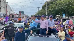 PLD realiza marcha con un Danilo en bajo perfil