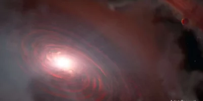 El James Webb detecta agua en el disco de formación de planetas de una joven estrella