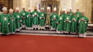 Obispos reciben al nuevo Nuncio Apostólico