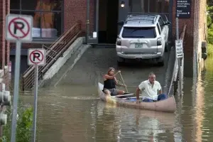 Dos días con lluvias dejaron severas inundaciones en Vermont