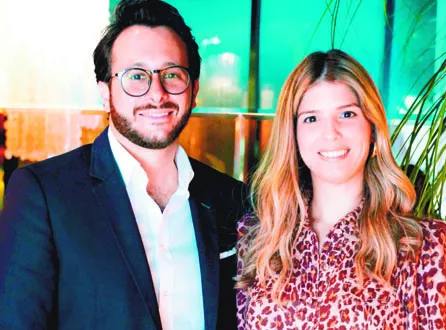 Alejandro Soto y Alexandra Chotin.