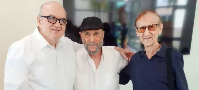 Romano Baroni, Efraím Castillo y Luigi Baroni.